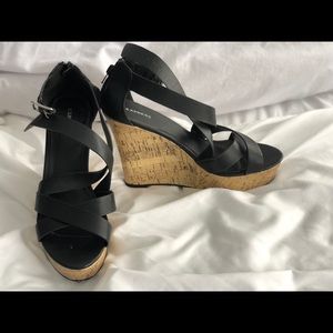 Express Wedge Heels Size 8, worn once